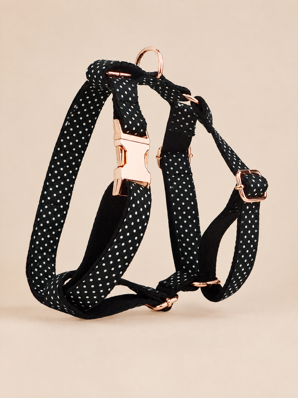 Polka Dot Dog Collar | Black
