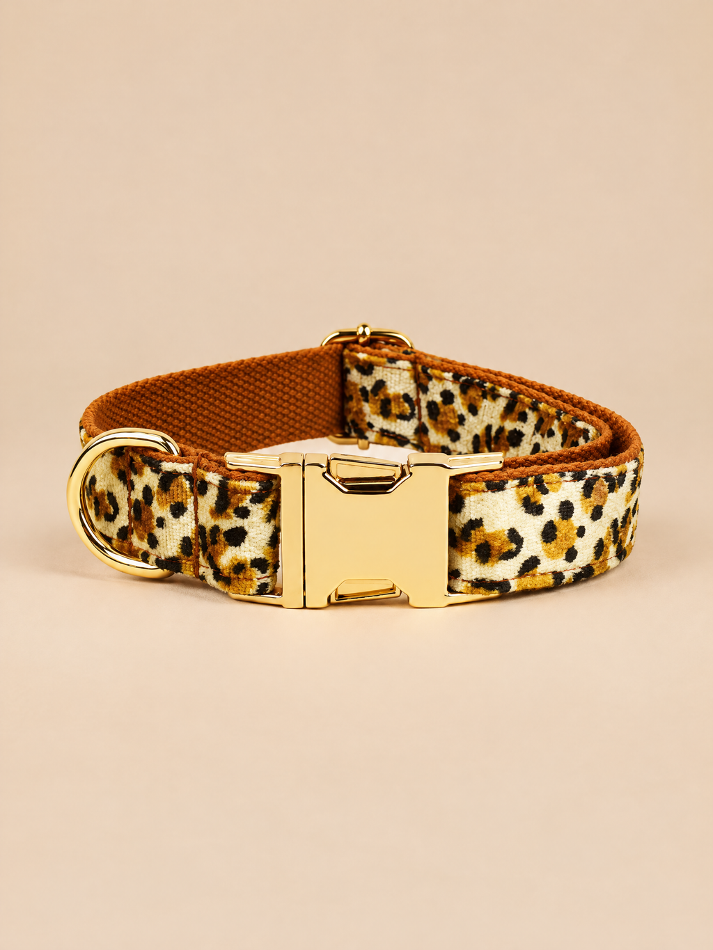 Classic Velvet Dog Collar | Leopard