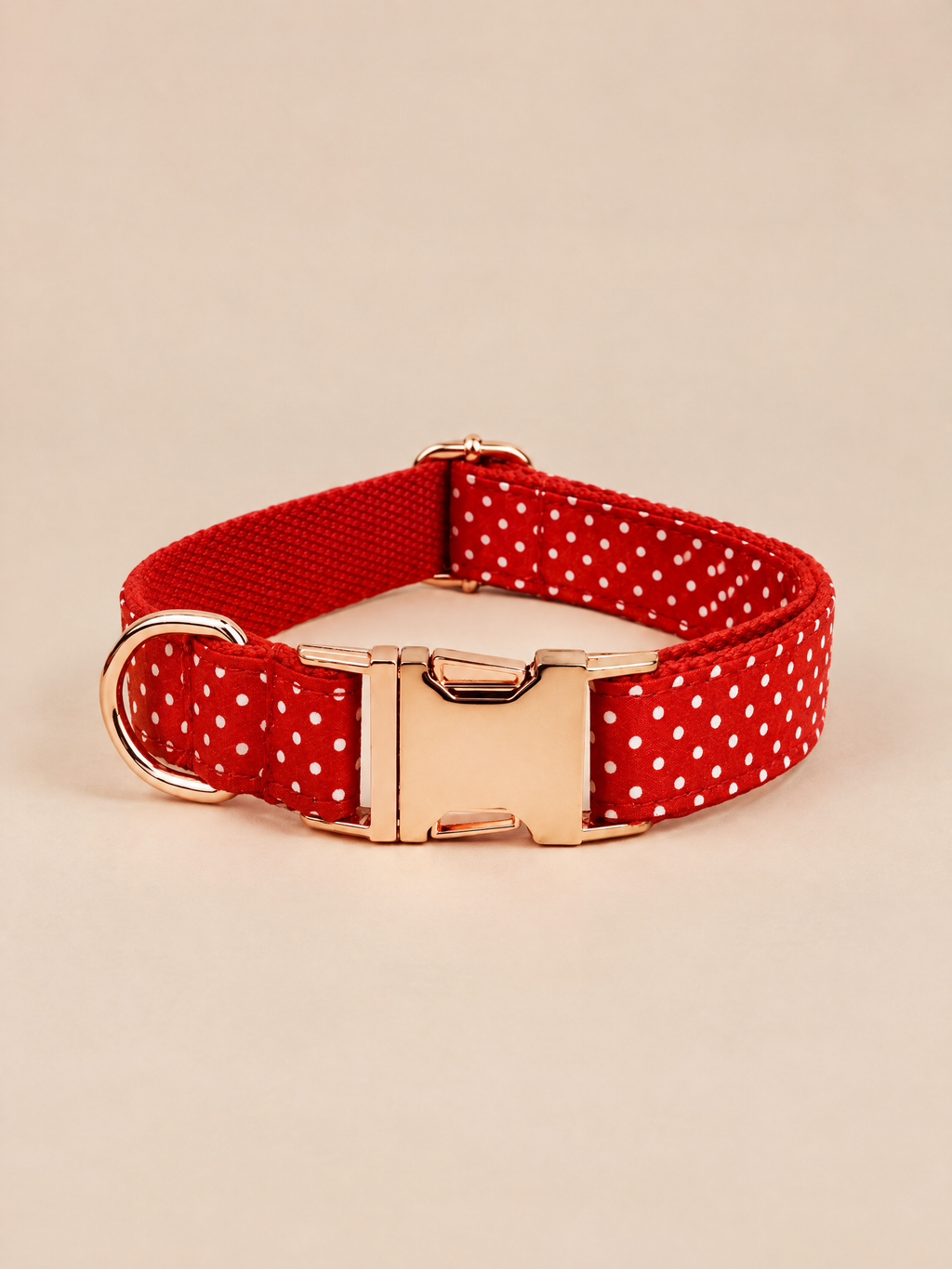Polka Dot Dog Collar | Red