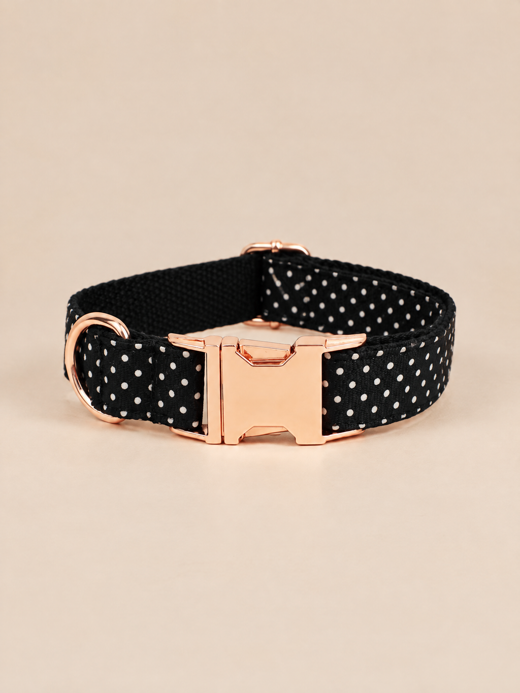 Polka Dot Dog Collar | Black