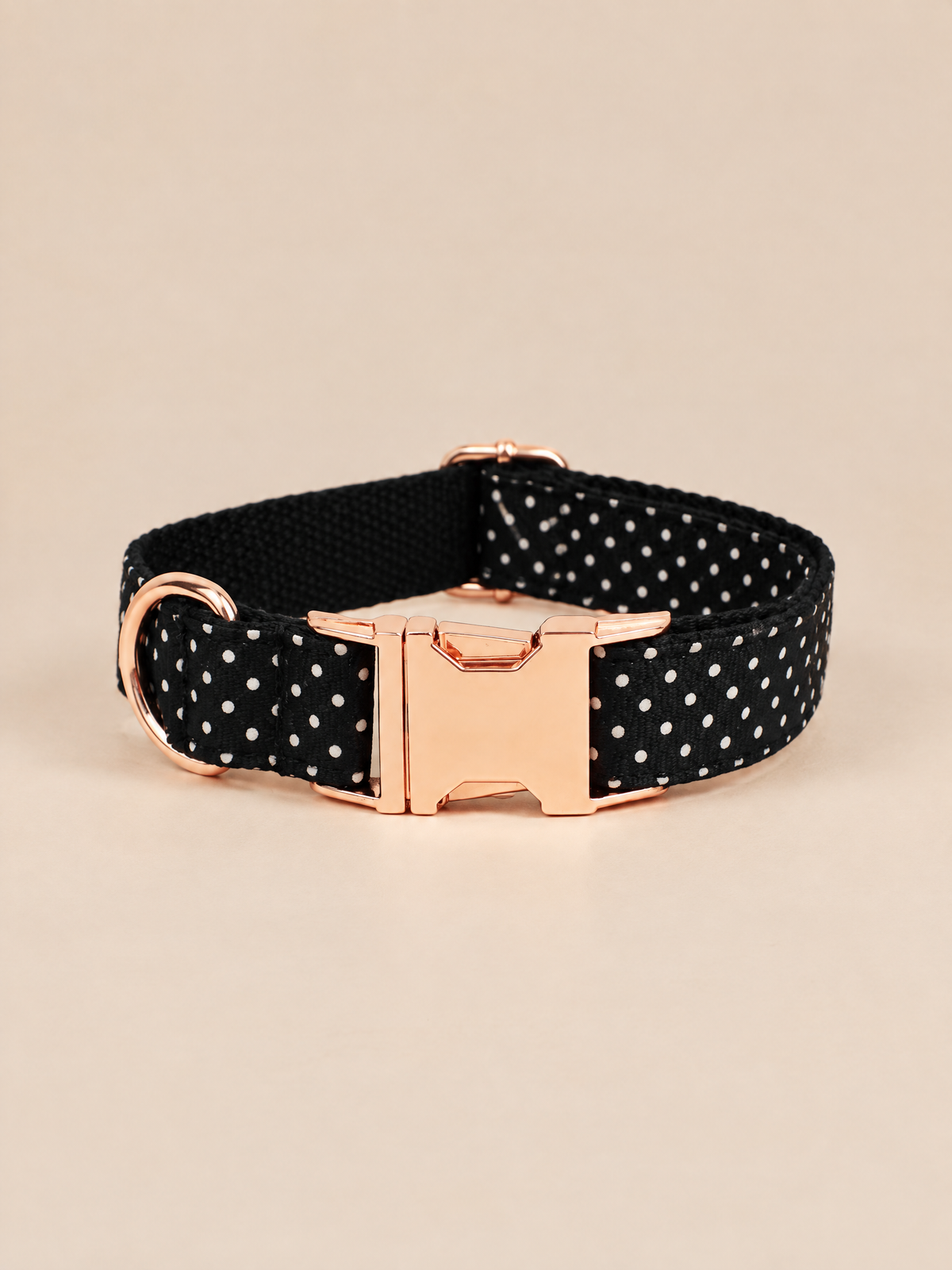 Polka Dot Dog Collar | Black