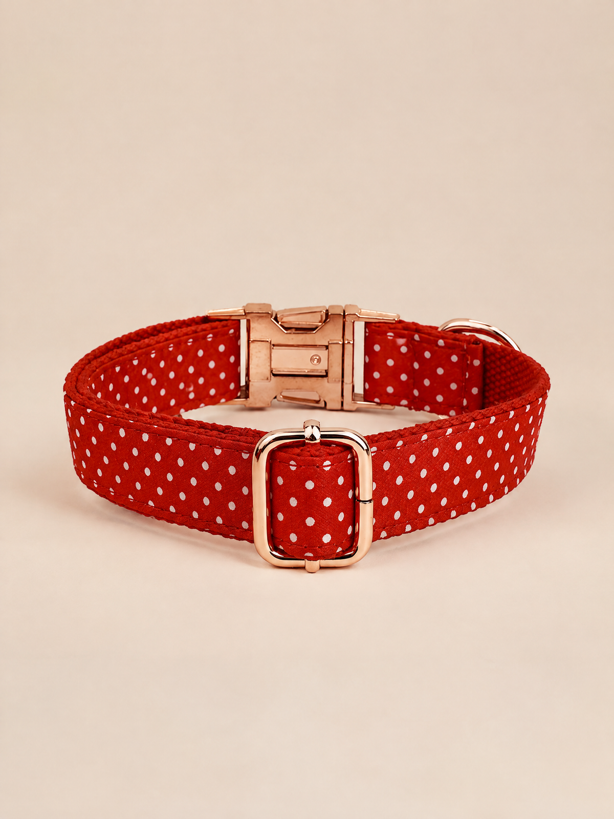 Polka Dot Dog Collar | Red