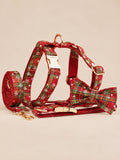 Christmas Plaid Snowflake Pet Collar