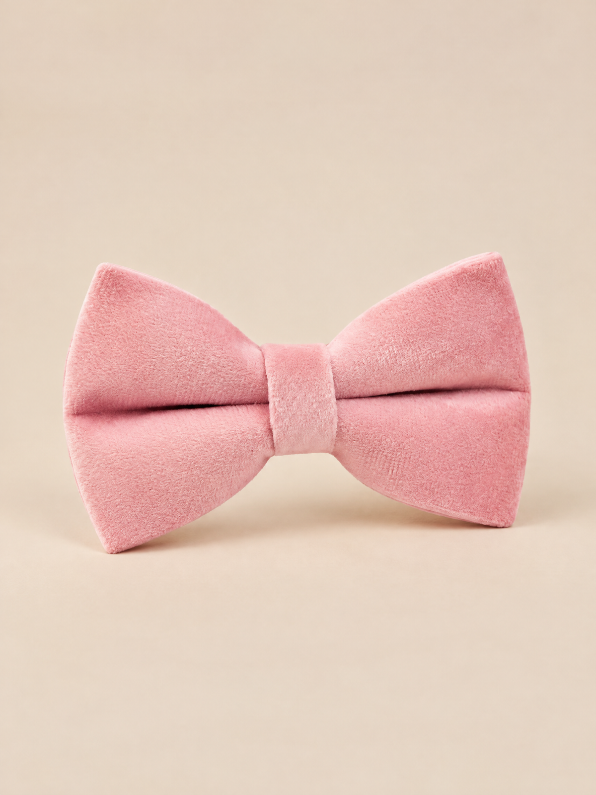 Classic Velvet Dog Bow | Pink