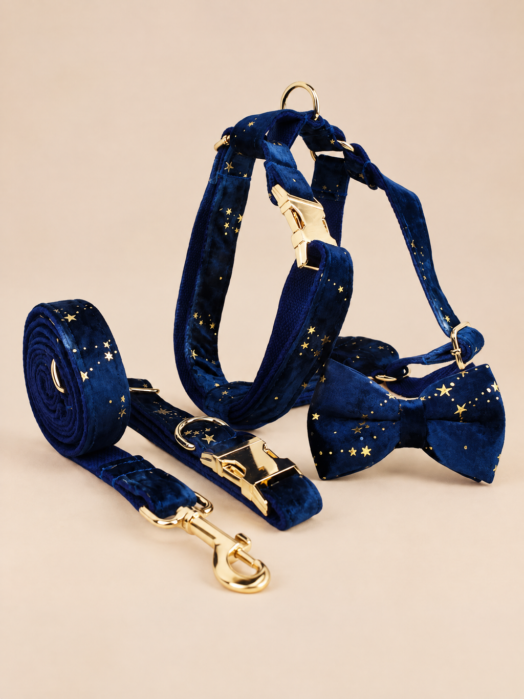 Celestial Dreams Velvet Dog Bow