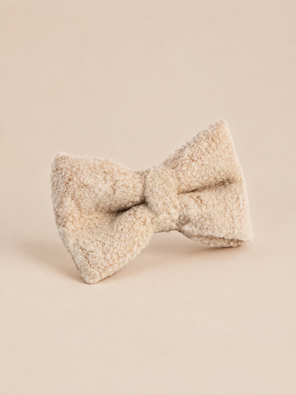 Teddy Bouclé Dog Collar | Oatmeal