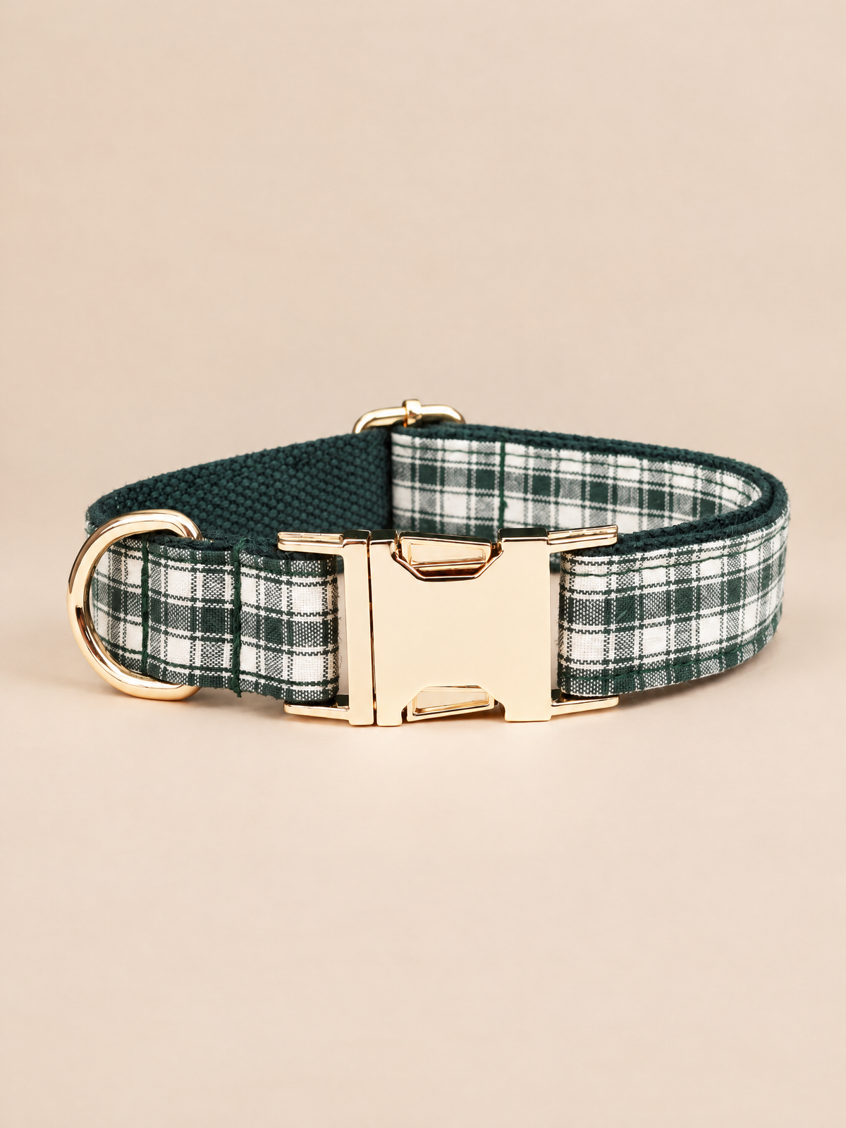 Heritage Plaid Dog Collar | Green