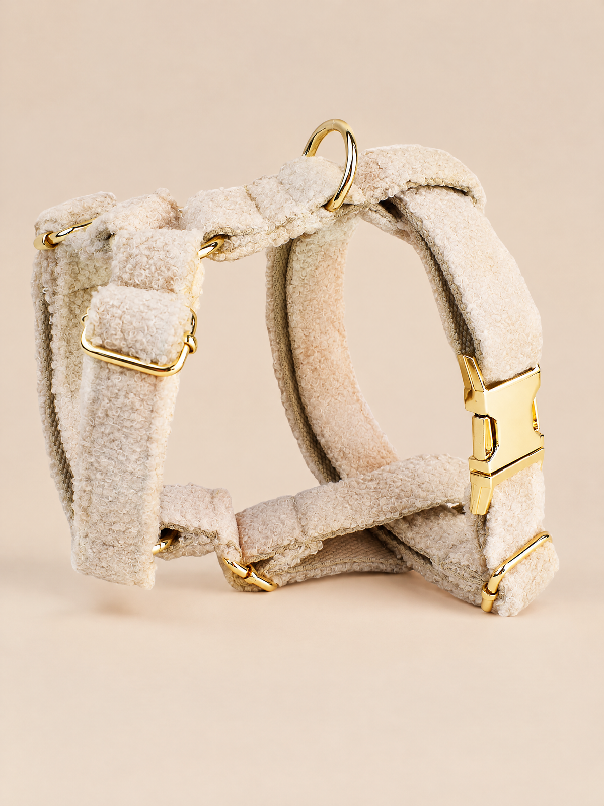 Teddy Bouclé Dog Collar | Oatmeal