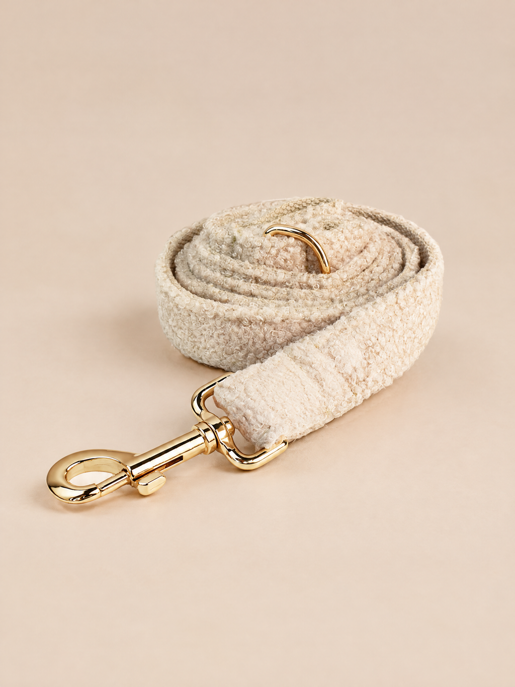 Teddy Bouclé Dog Collar | Oatmeal