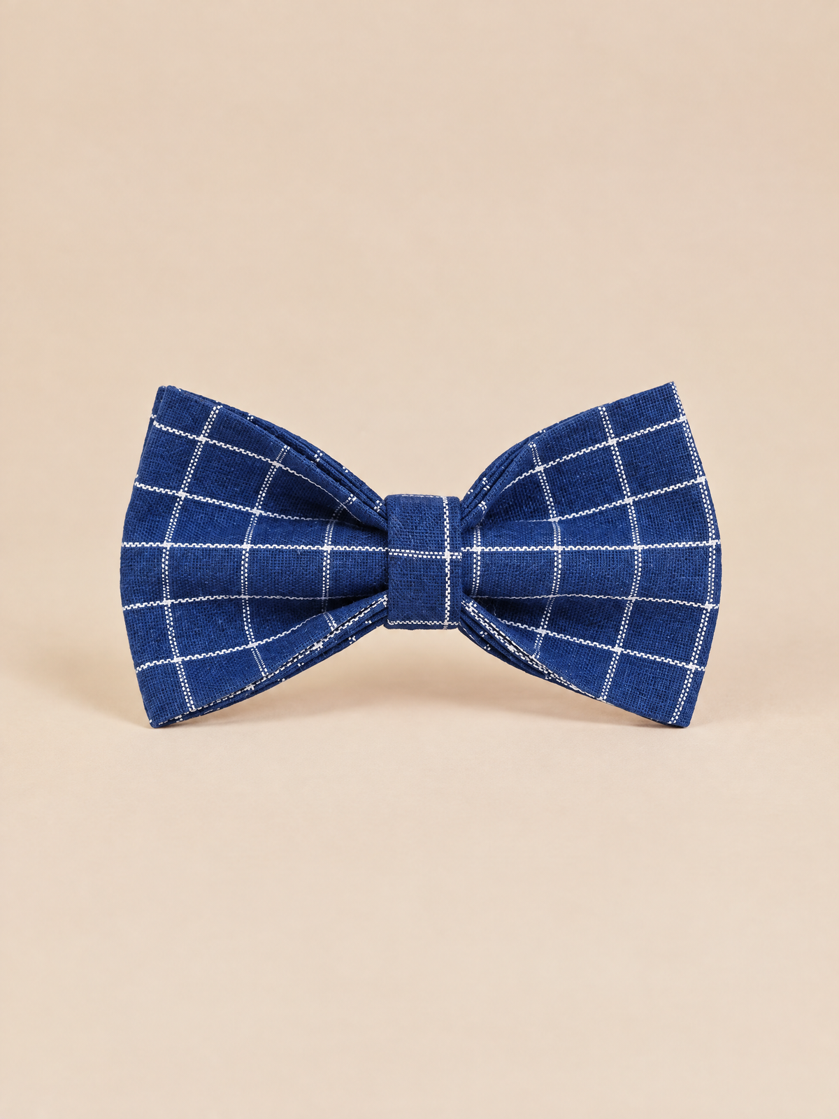 Heritage Plaid Dog Collar | Navy Blue