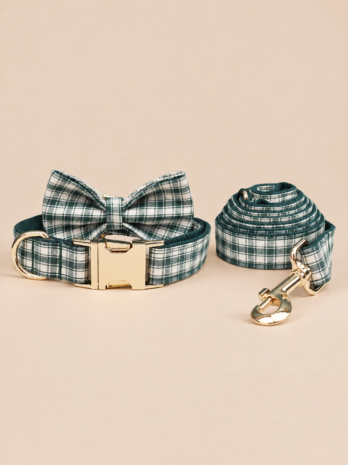 Heritage Plaid Dog Collar | Green