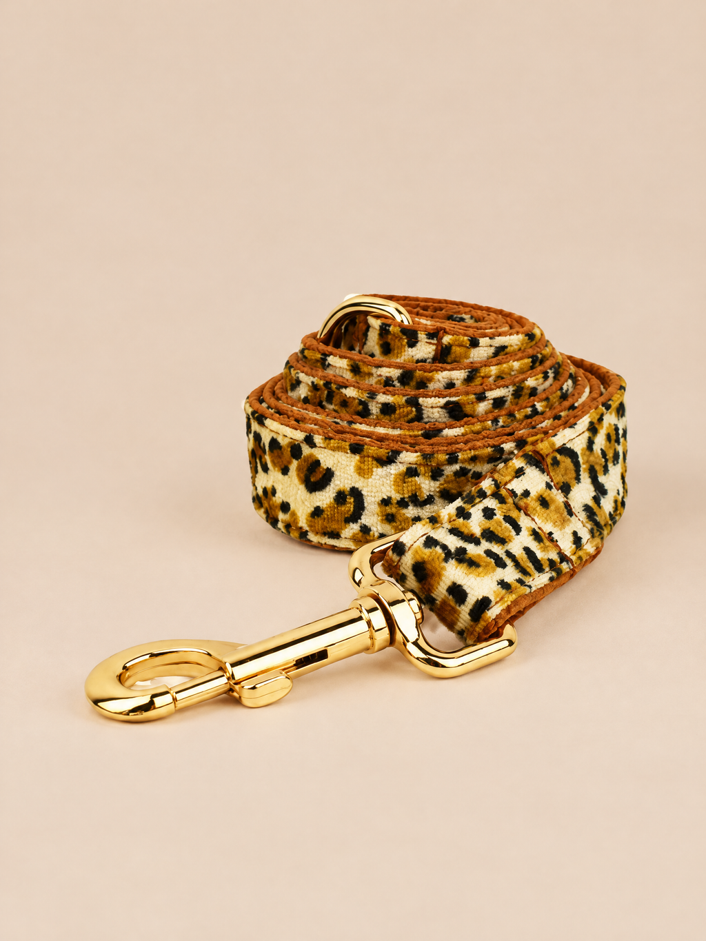 Classic Velvet Dog Collar | Leopard