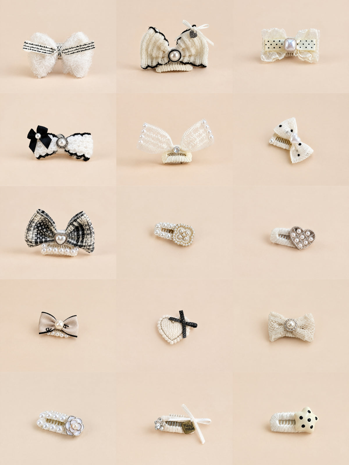 Little Cloud Hair Clip Collection | White