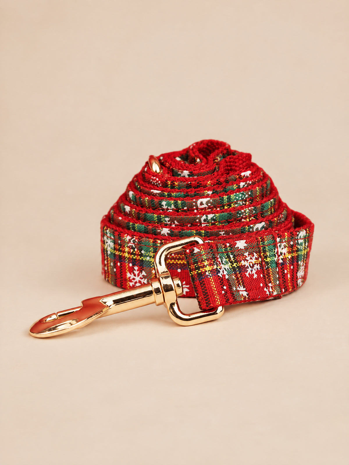 Christmas Plaid Snowflake Pet Collar