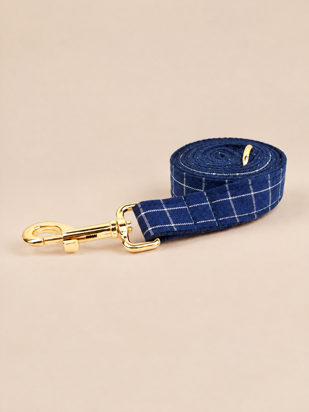 Heritage Plaid Dog Collar | Navy Blue