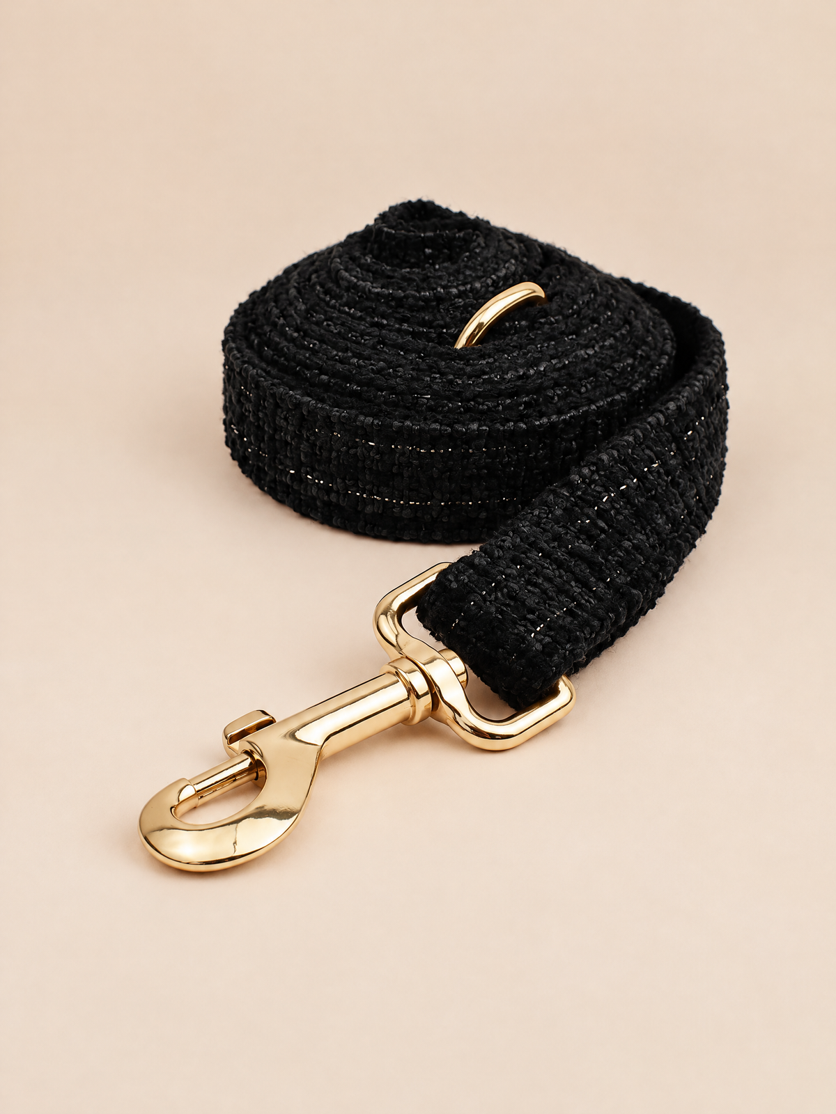 Luxury Tweed Dog 4-Piece Walk Set | Black