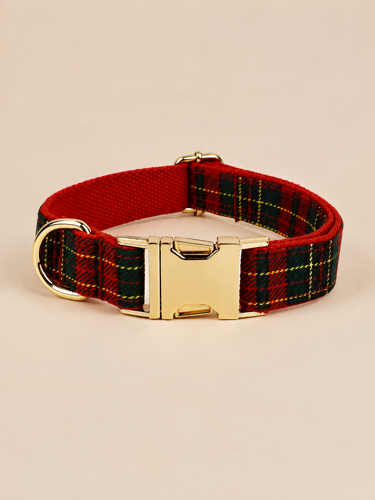Christmas Heritage Plaid Dog Collar