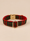 Christmas Heritage Plaid Dog Collar