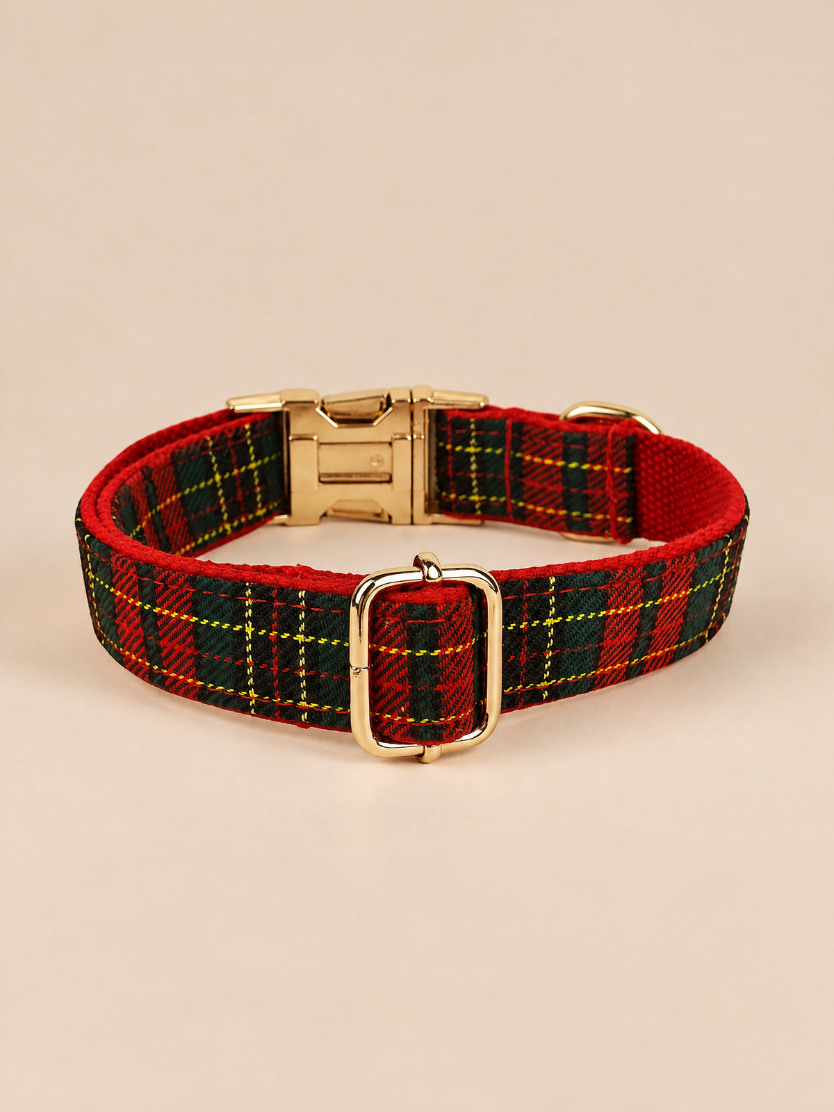 Christmas Heritage Plaid Dog Collar