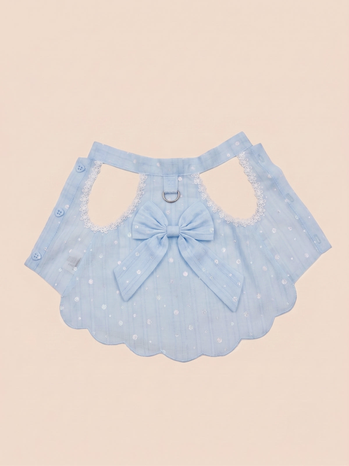 Dog Starry Sky Polka Dot Dress | Blue
