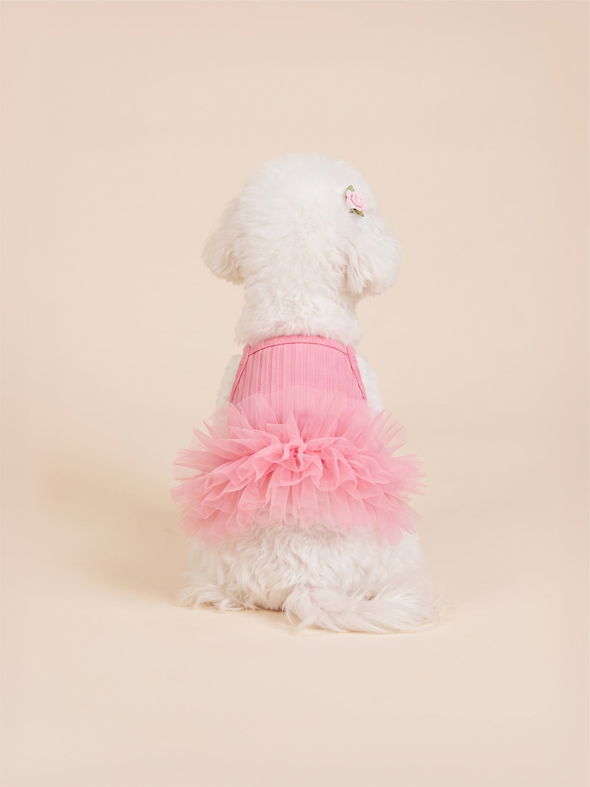 Dog Pink Ribbed Tutu Dress | Pink
