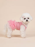 Dog Pink Ribbed Tutu Dress | Pink