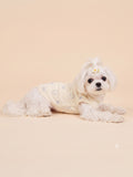 Dog Bunny Vest Tank Pajama | Biege