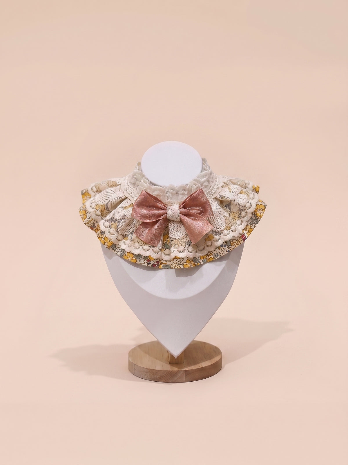 Dog & Cat Vintage Rose Blossom Pet Lace Collar